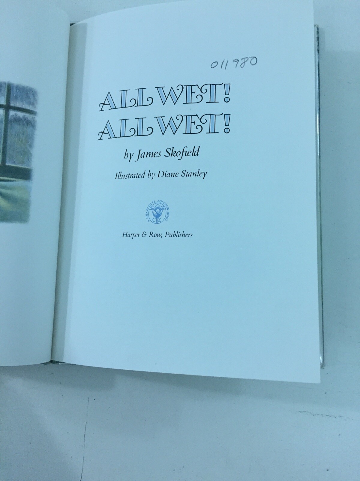All Wet! All Wet! – James Skofield (Hardcover, 1984, Dust Jacket, 1st Edition)