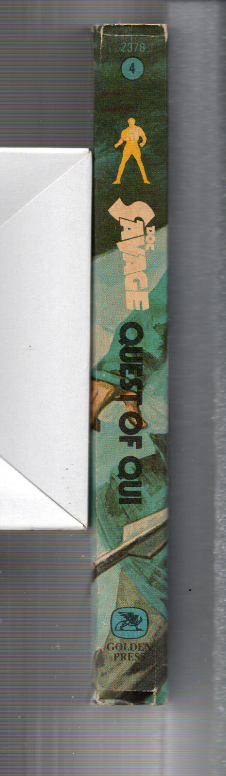 Doc Savage: Quest Of Qui by Kenneth Robeson Hardcover 1975 Golden Press