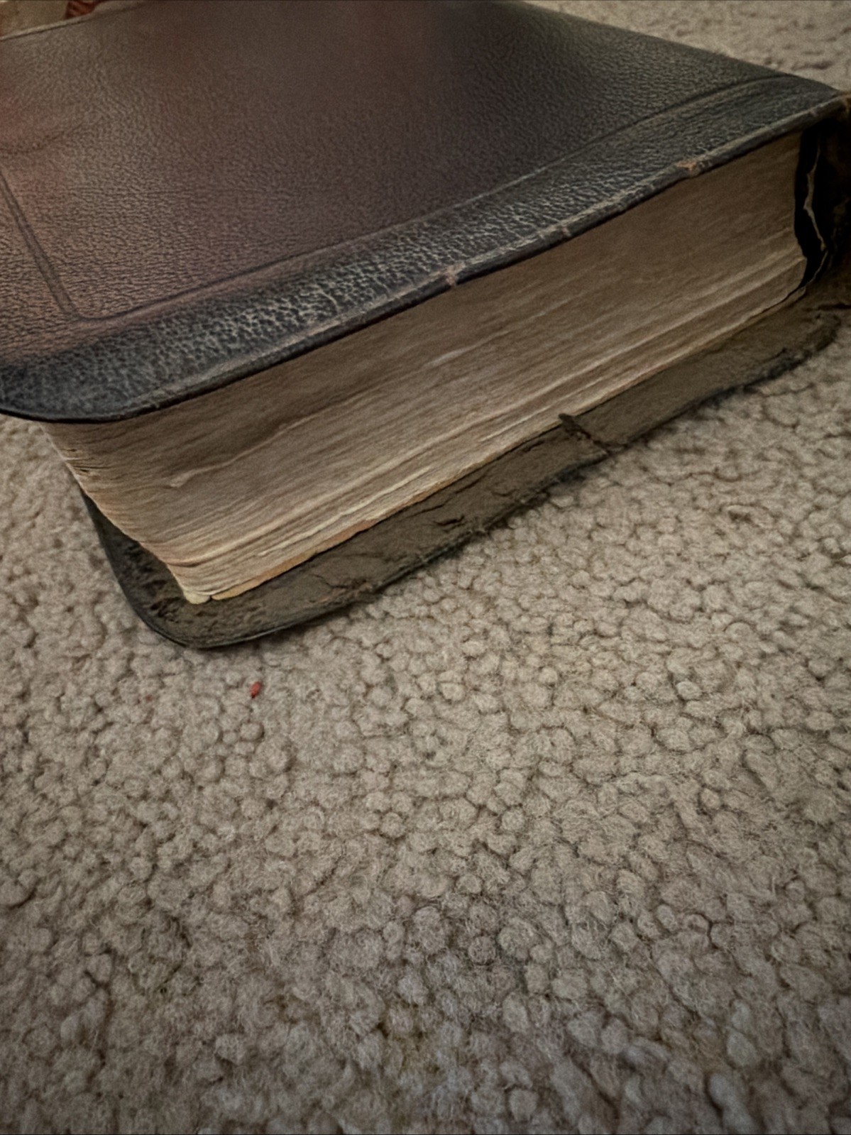 Vintage 1950 Holy Bible New Analytical Indexed Edition Black Leather Dickson