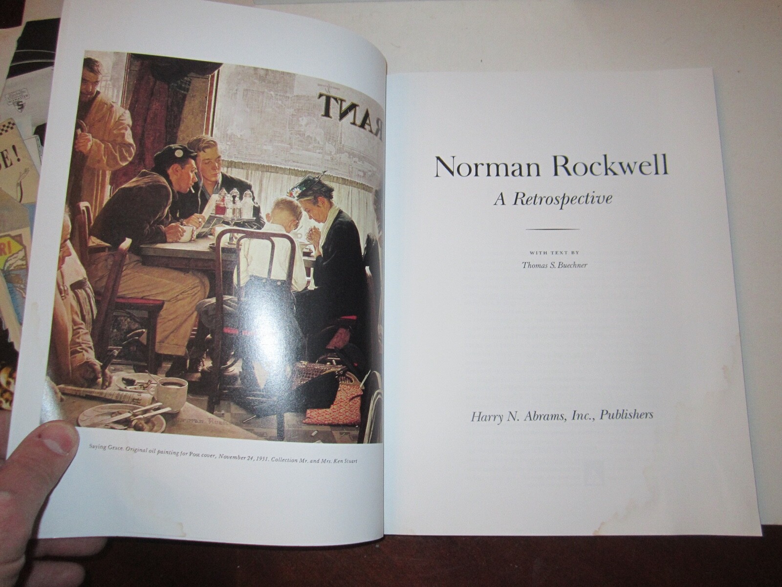1999 NORMAN ROCKWELL A RETROSPECTIVE BOOK BY BUECHNER – 146 PAGES – BN9