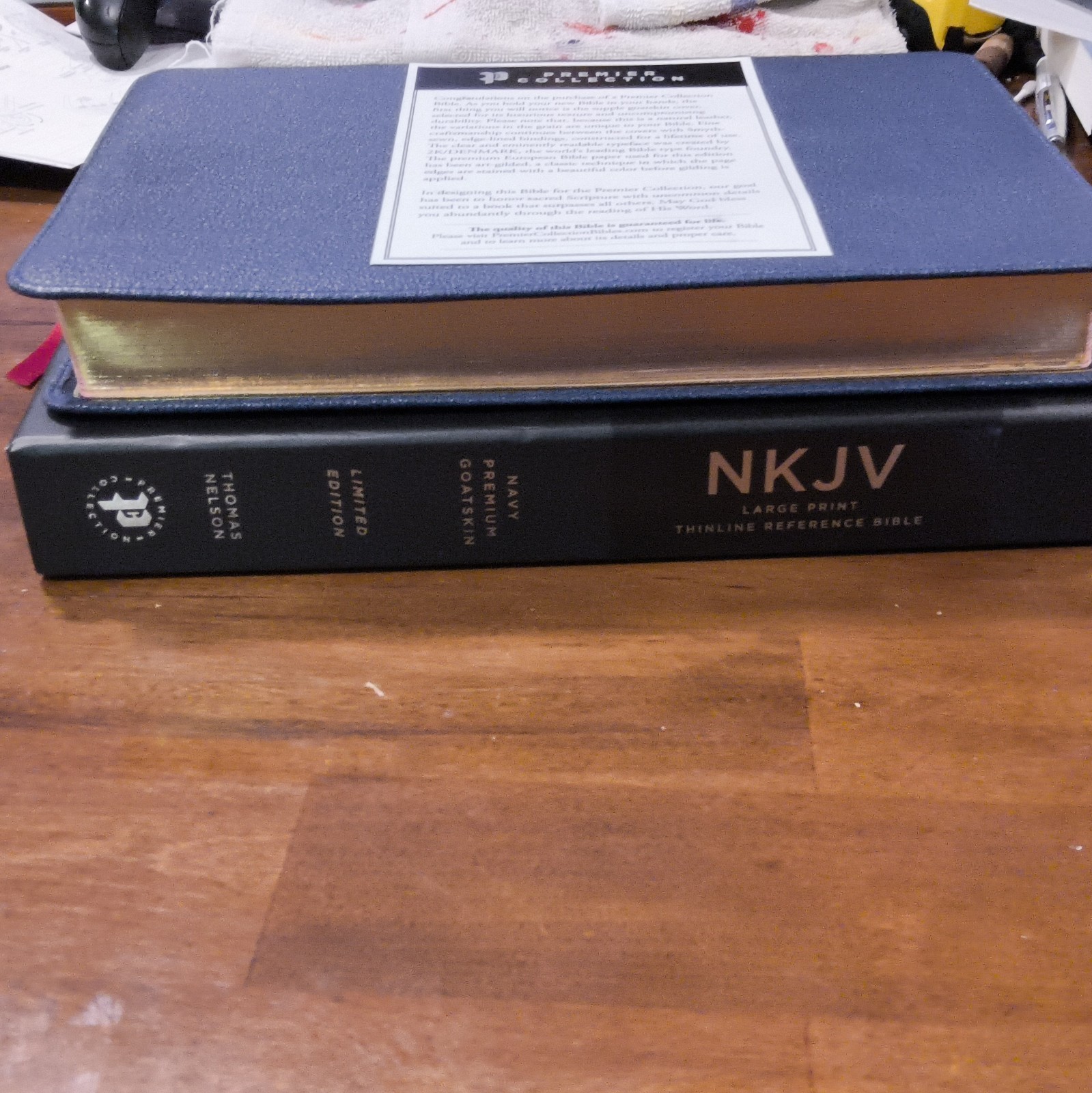 Thomas Nelson NKJV Large Print Thinline Reference Bible Premier Collection Ltd