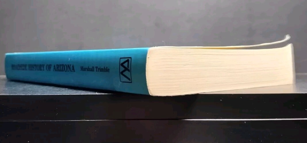 Roadside History of Arizona Trimble PB 1987 Revised Edition Southwest Good