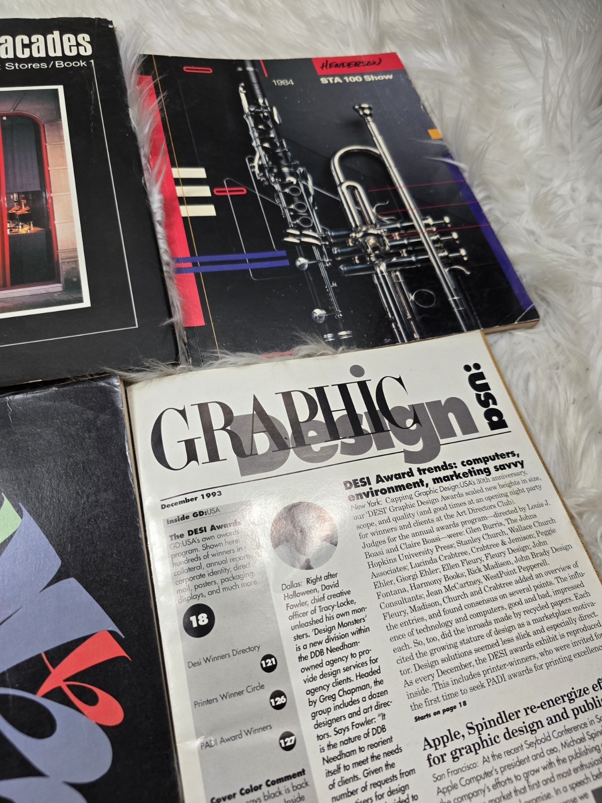6 Vintage Art Design Color Graphic Print Coffee Table Books How To Bundle B17