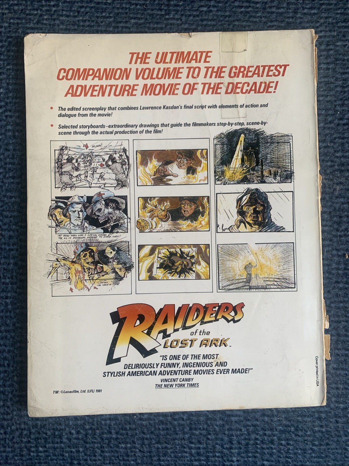 Raiders of the Lost Ark : The Illustrated Screenplay (1st Ed)