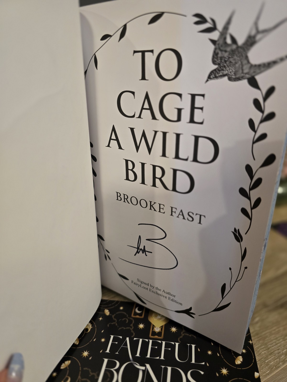 Fairyloot To Cage a Wild Bird *SIGNED* Exclusive Edition