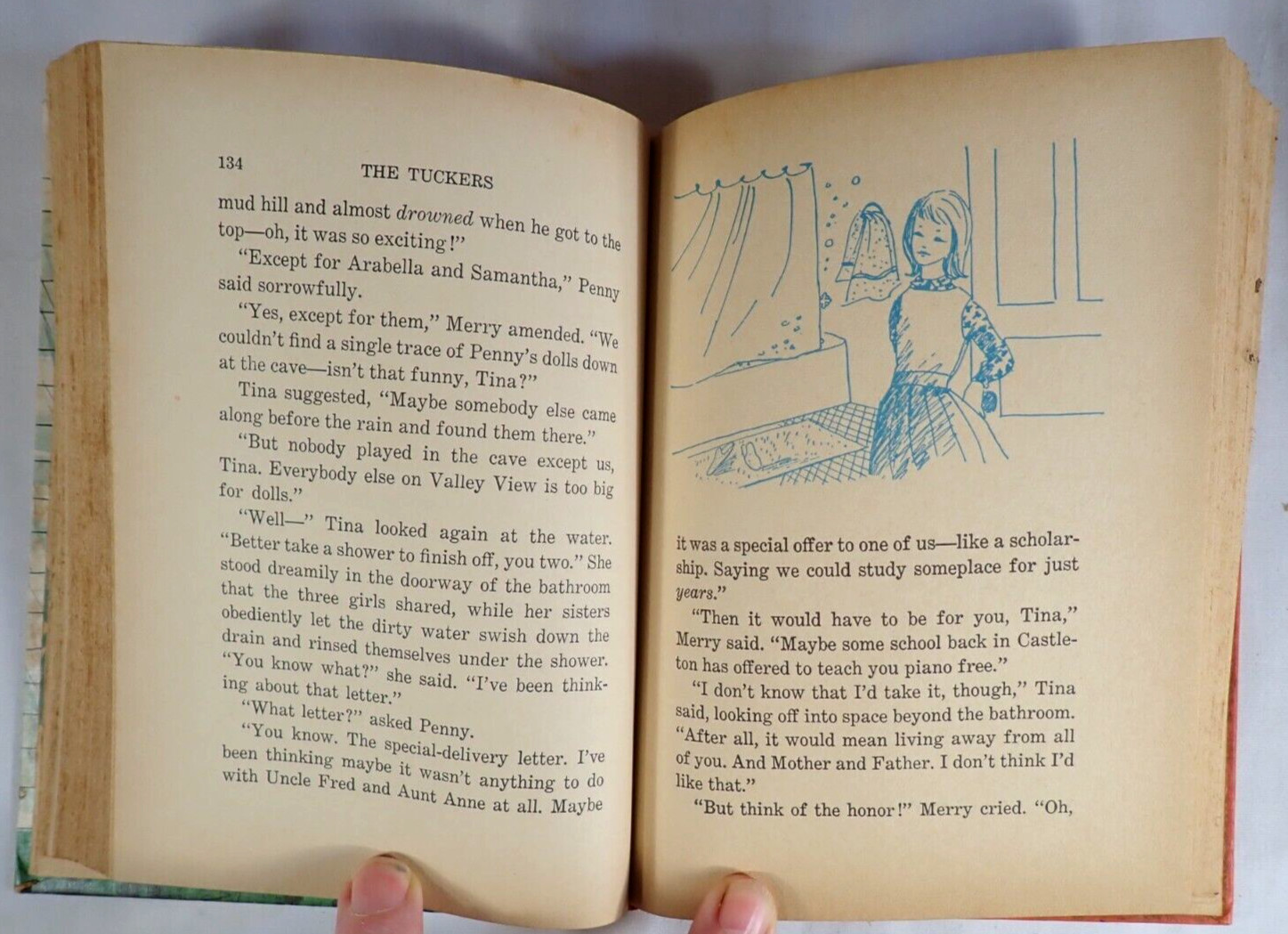 THE TUCKERS – TROUBLE ON VALLEY VIEW, JO MENDEL 1961 HARDBACK BOOK 282 PAGES