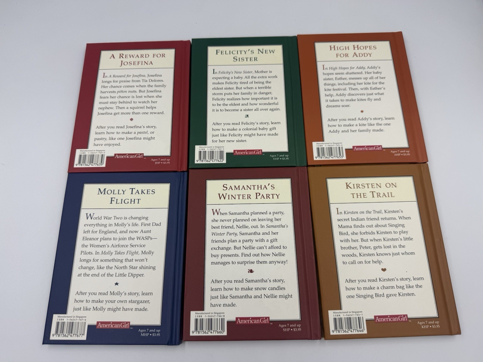 American Girl Short Stories Box Set by Valerie Tripp Illustrated