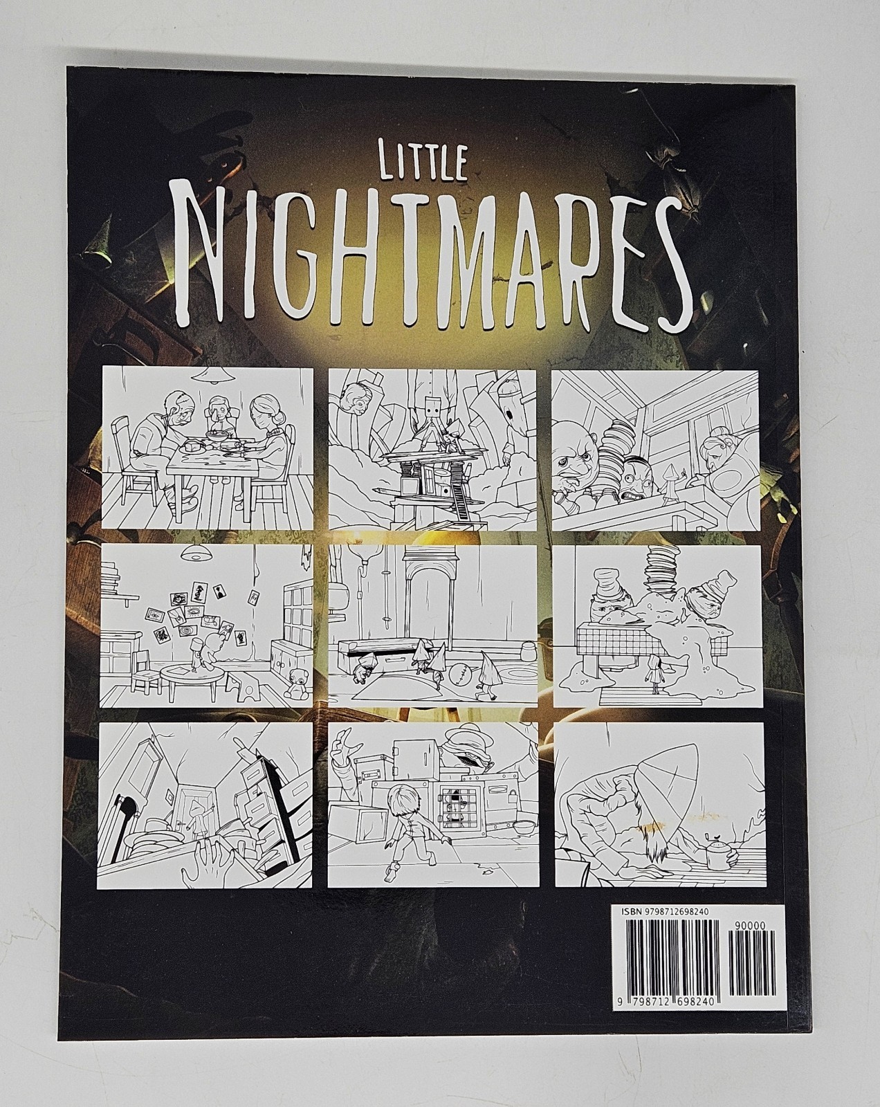 Little Nightmares Coloring Book 30 Pages Aaron Alexovich Cover Unused