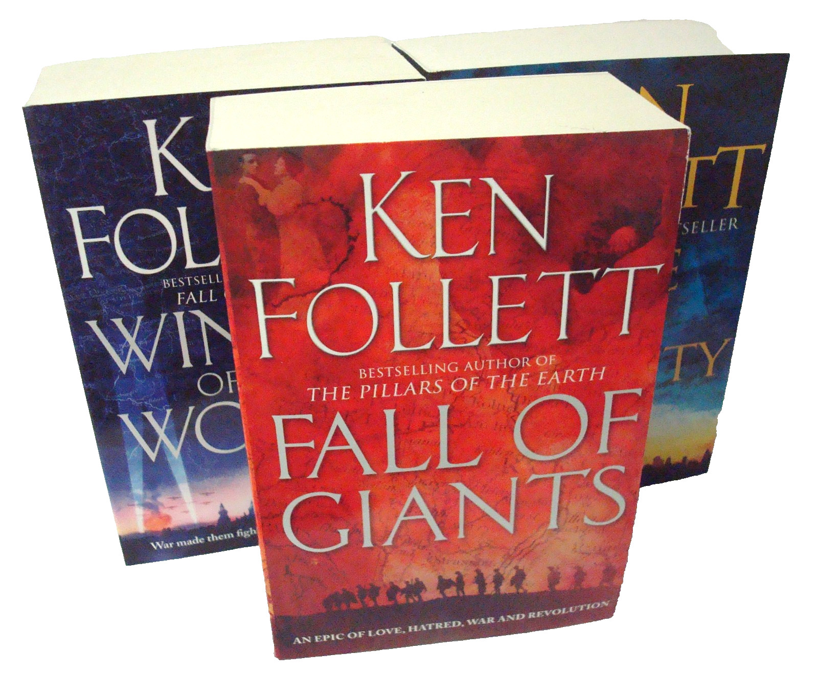 Ken Follett Century Trilogy Series Collection 3 Books Giants, Eternity, World