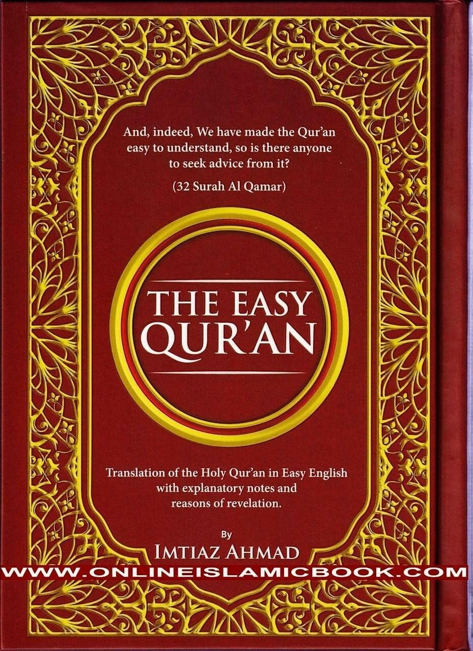 The Easy Qur’An Translation of the Holy Qur’an in Easy English