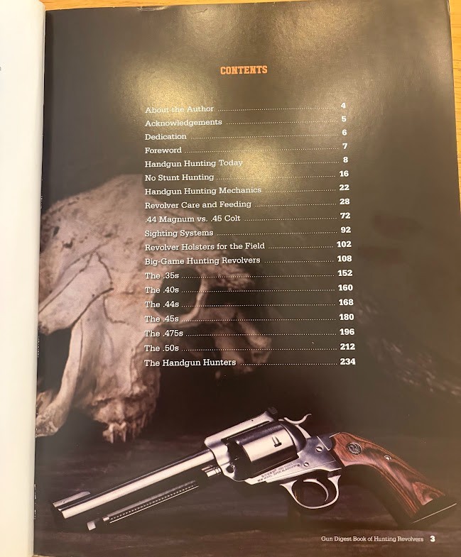 Book of Hunting Revolvers by Max Prasac and John Taffin’s Book of the 45 Calibe