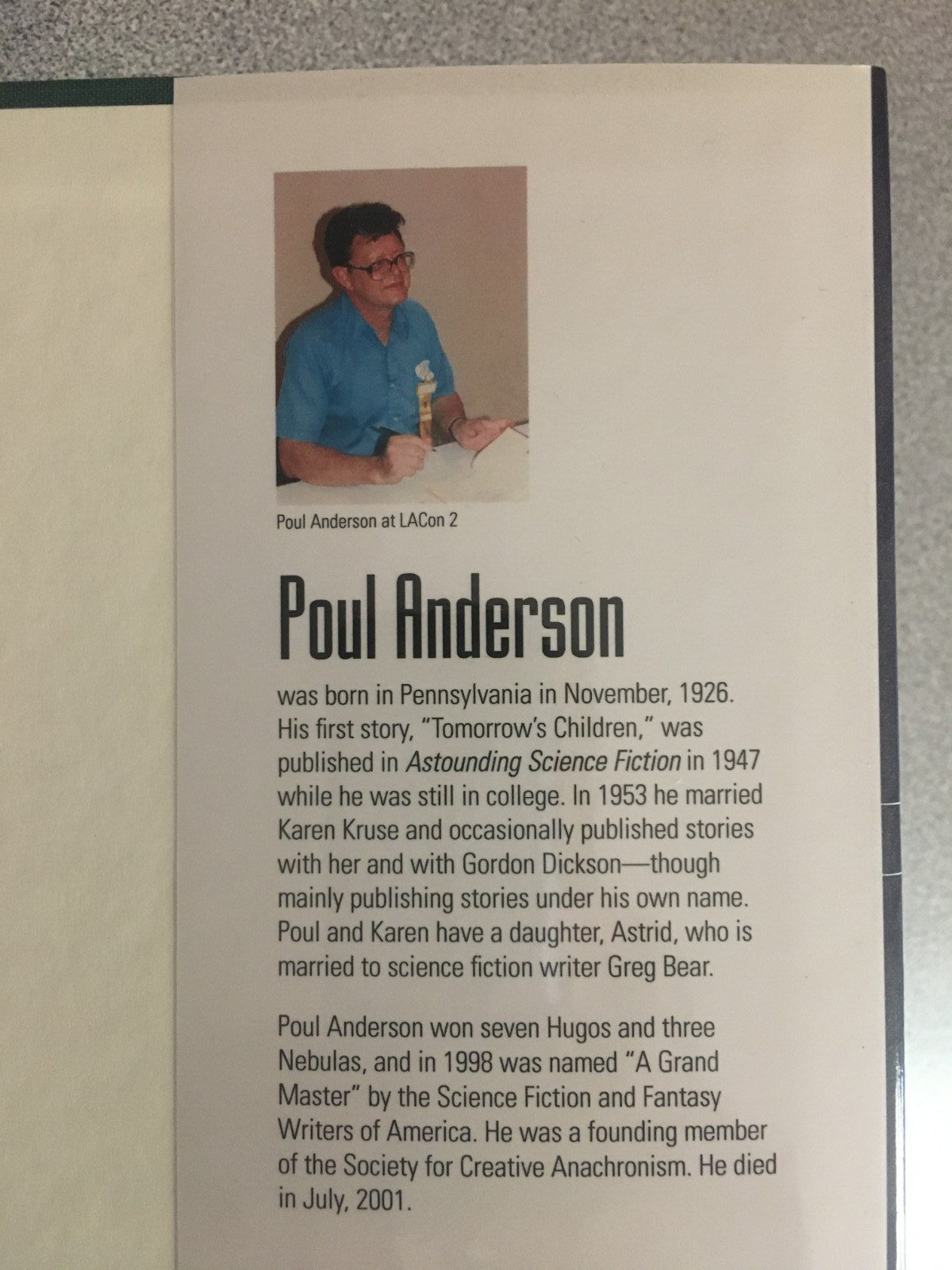 Complete Set: The Short Fiction of Poul Anderson Volumes 1-7, NESFA Press