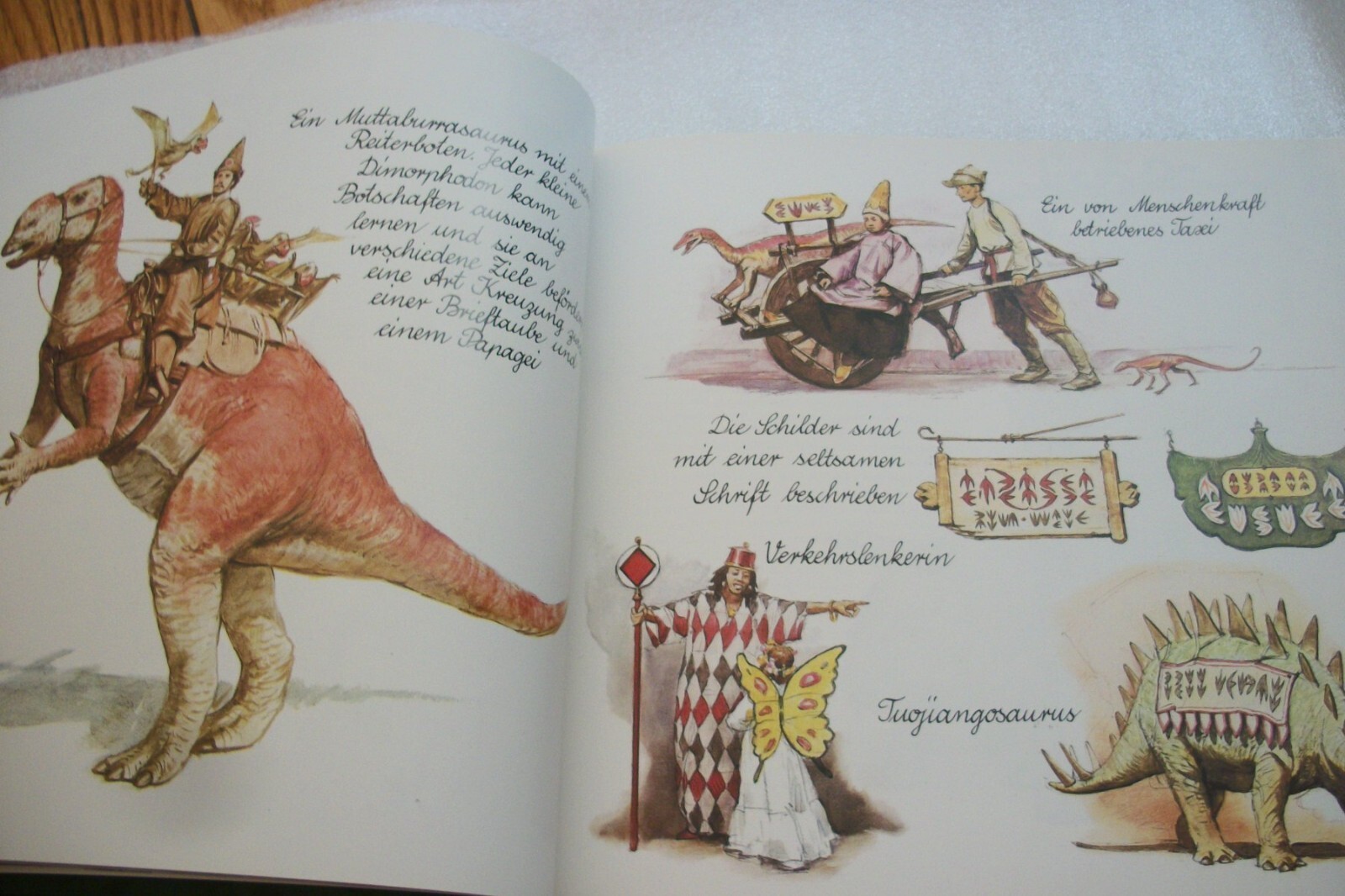 Dinotopia by James Gurney – GERMAN LANGUAGE Edition – 1993 – Hardcover w/DJ
