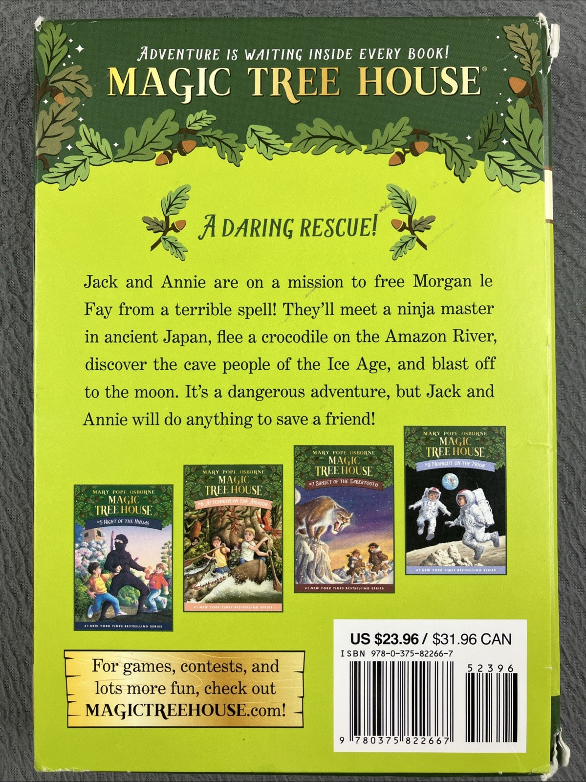 Magic Tree House Boxed Set, Books 5-8: Night of the Ninjas, Afternoon on the…