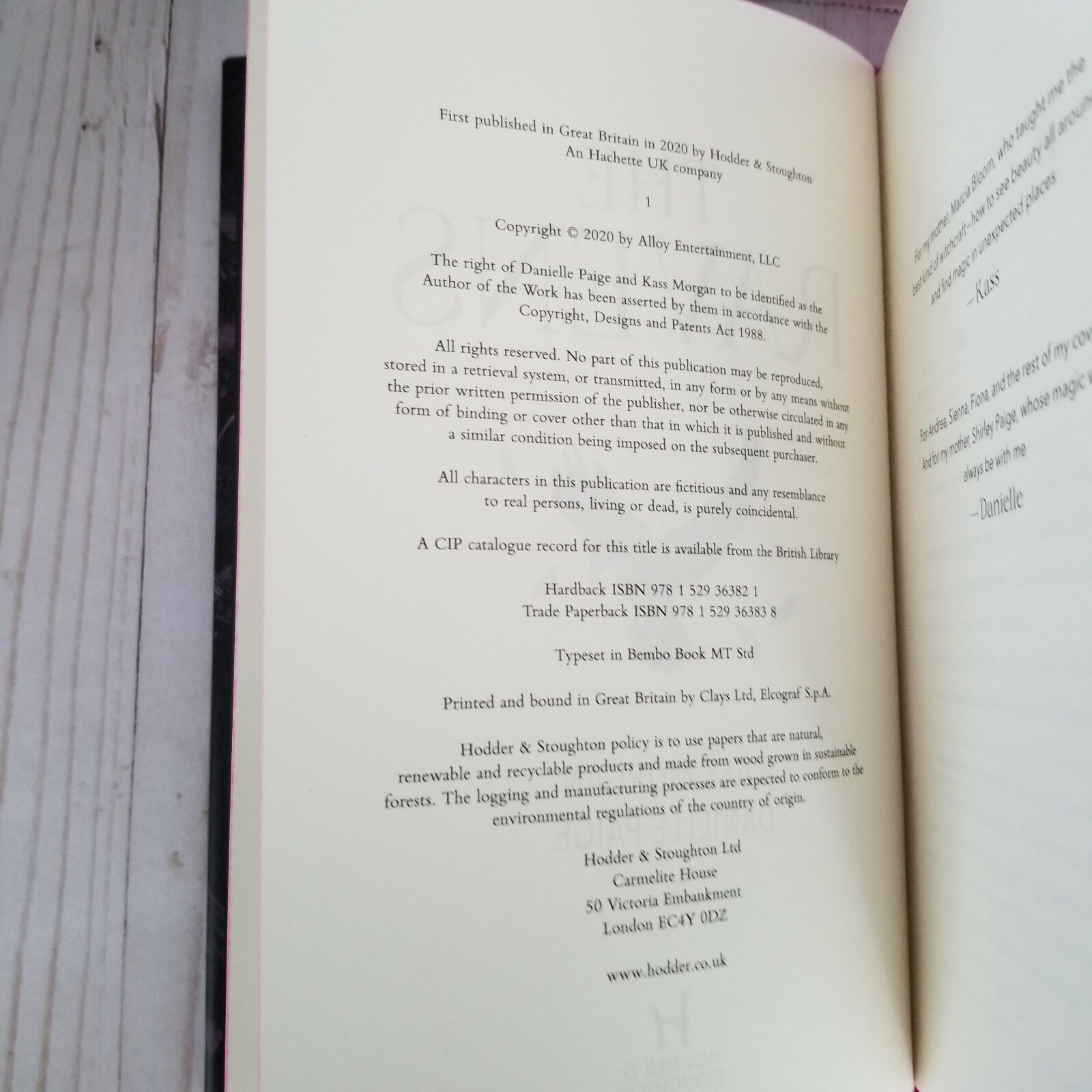 The Ravens by Kass Morgan & Danielle Paige (Signed 1st Ed – Sprayed Edges)