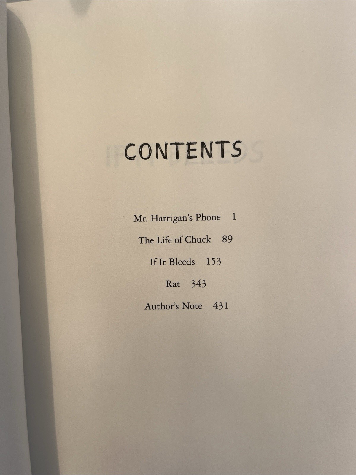 Stephen King 4 Book lot – Hardcovers – 1408, Life of Chuck, Mr Harrigan, Etc