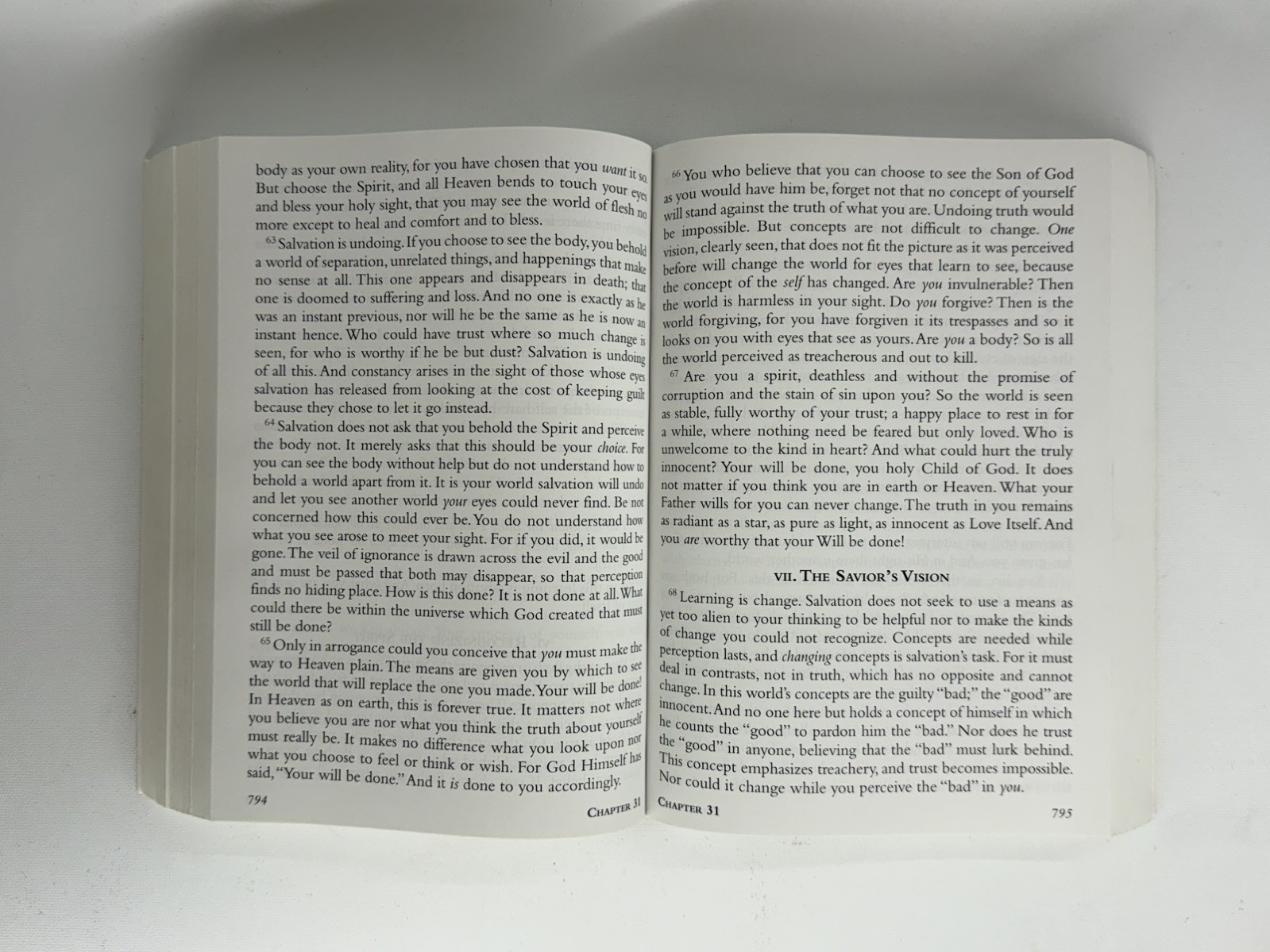 A COURSE IN MIRACLES ORIGINAL EDITION LARGE PRINT By Helen Schucman