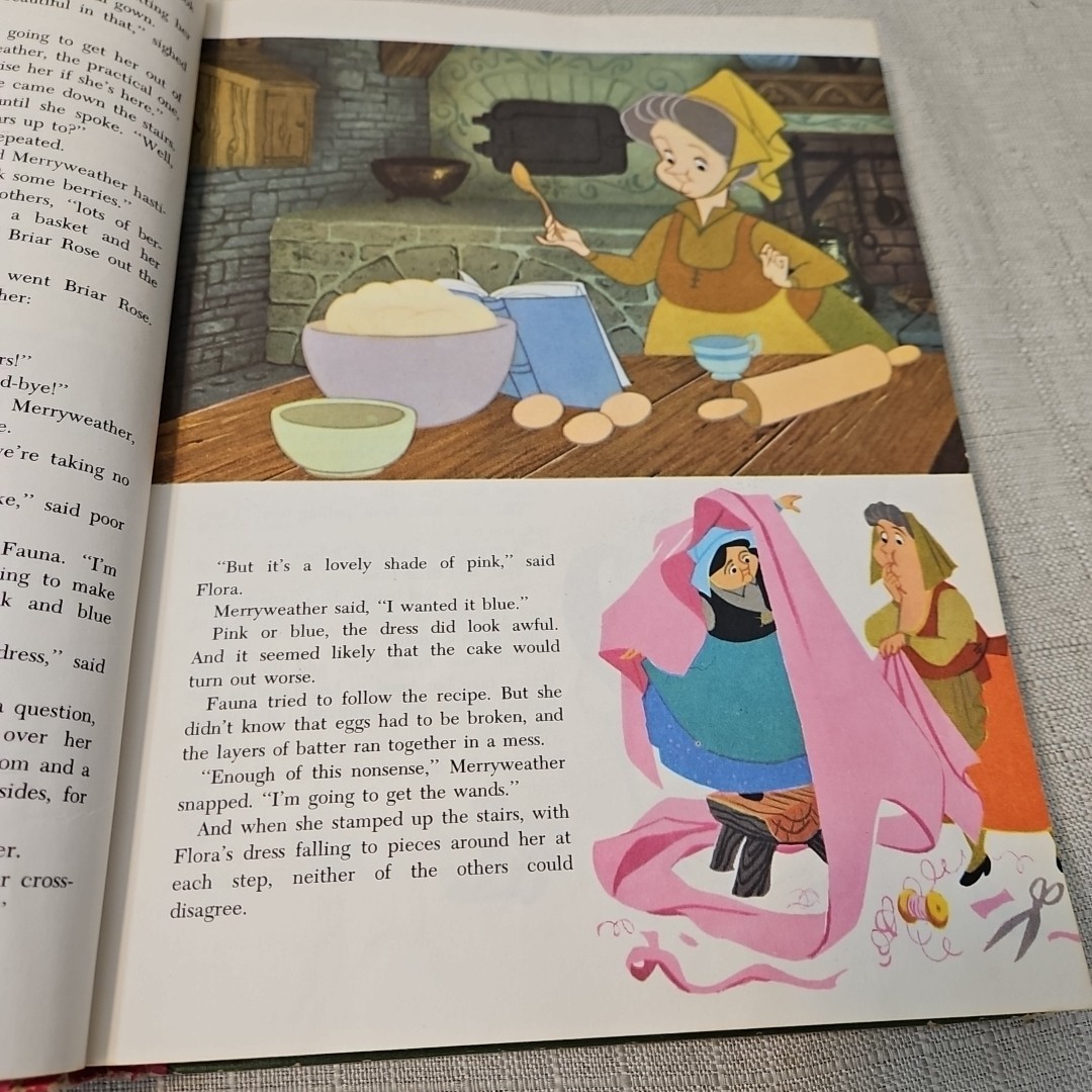 Walt Disney’s Fantasyland Wonderful Worlds 1965 Hardcover Book Golden Press