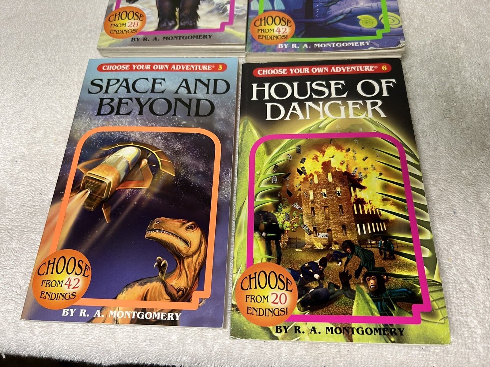 Choose Your Own Adventure Book Lot 1 2 3 8 R.A. Montgomery
