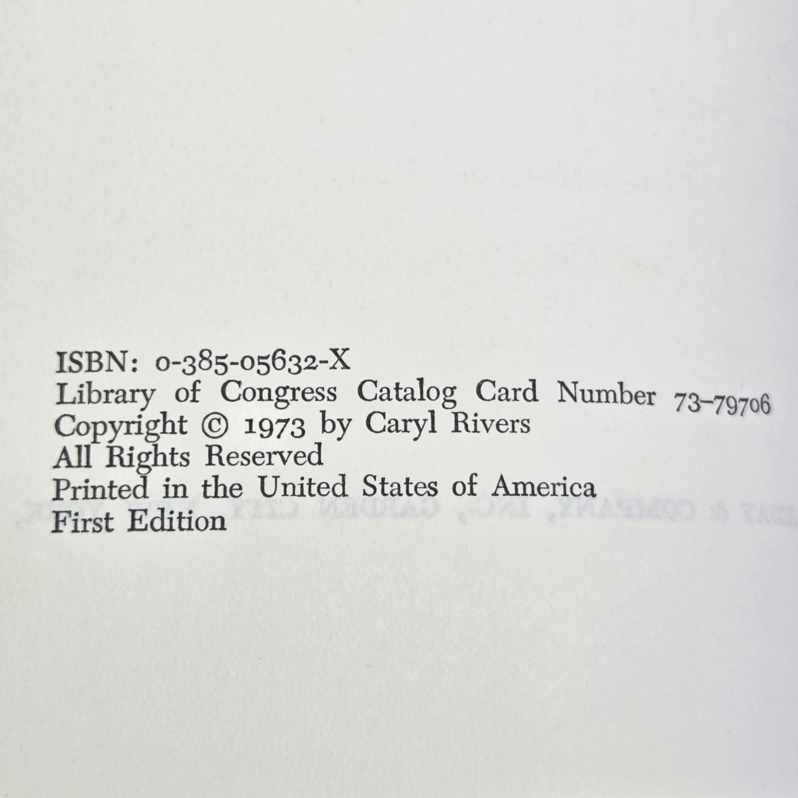 Growing Up Catholic and Female in Post-War America Vtg 1973 HCDJ First Edition