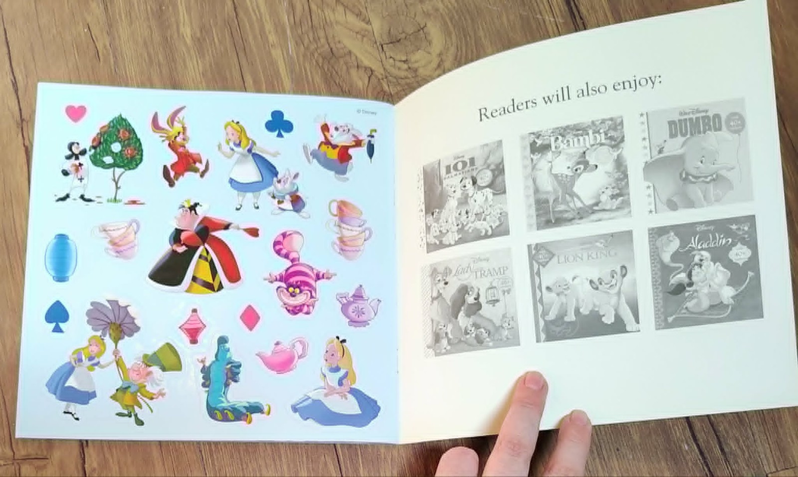 Disney Alice in Wonderland (8×8) Includes Stickers 2020