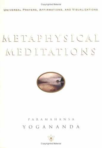 Metaphysical Meditations – Hardcover, by Paramahansa Yogananda – Very Good b