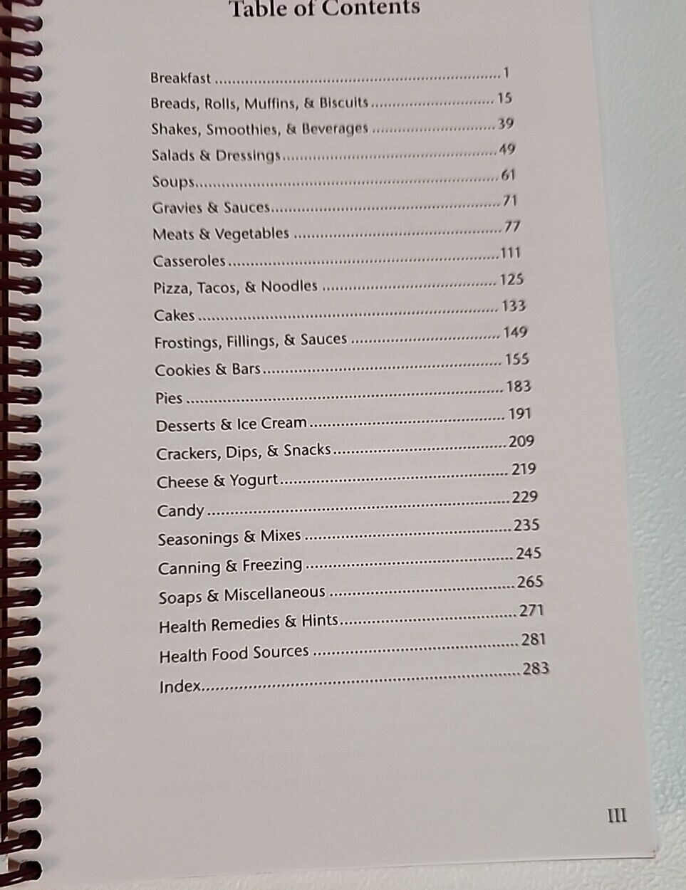Wholesome Sugarfree Cookbook Cooking Cook Book 545 Recipes 280 Pages 2008