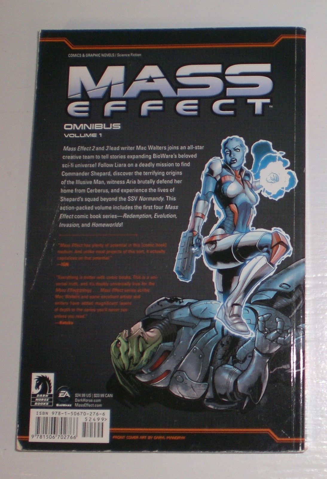 Mass Effect Omnibus Vol 1 by Daryl Mandryk, Mac Walters – Graphic Novel trade pb