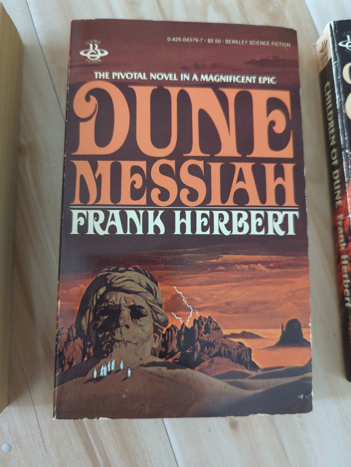 Frank Herbert Lot Dune Trilogy Set 1977 Vintage Science Fiction Paperback