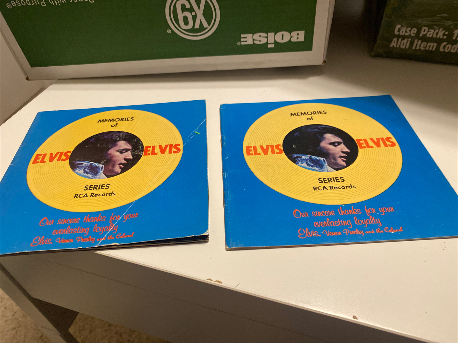 Lot Of 2 Elvis Presley Memories of Elvis Series RCA Records Booklet 16 pages