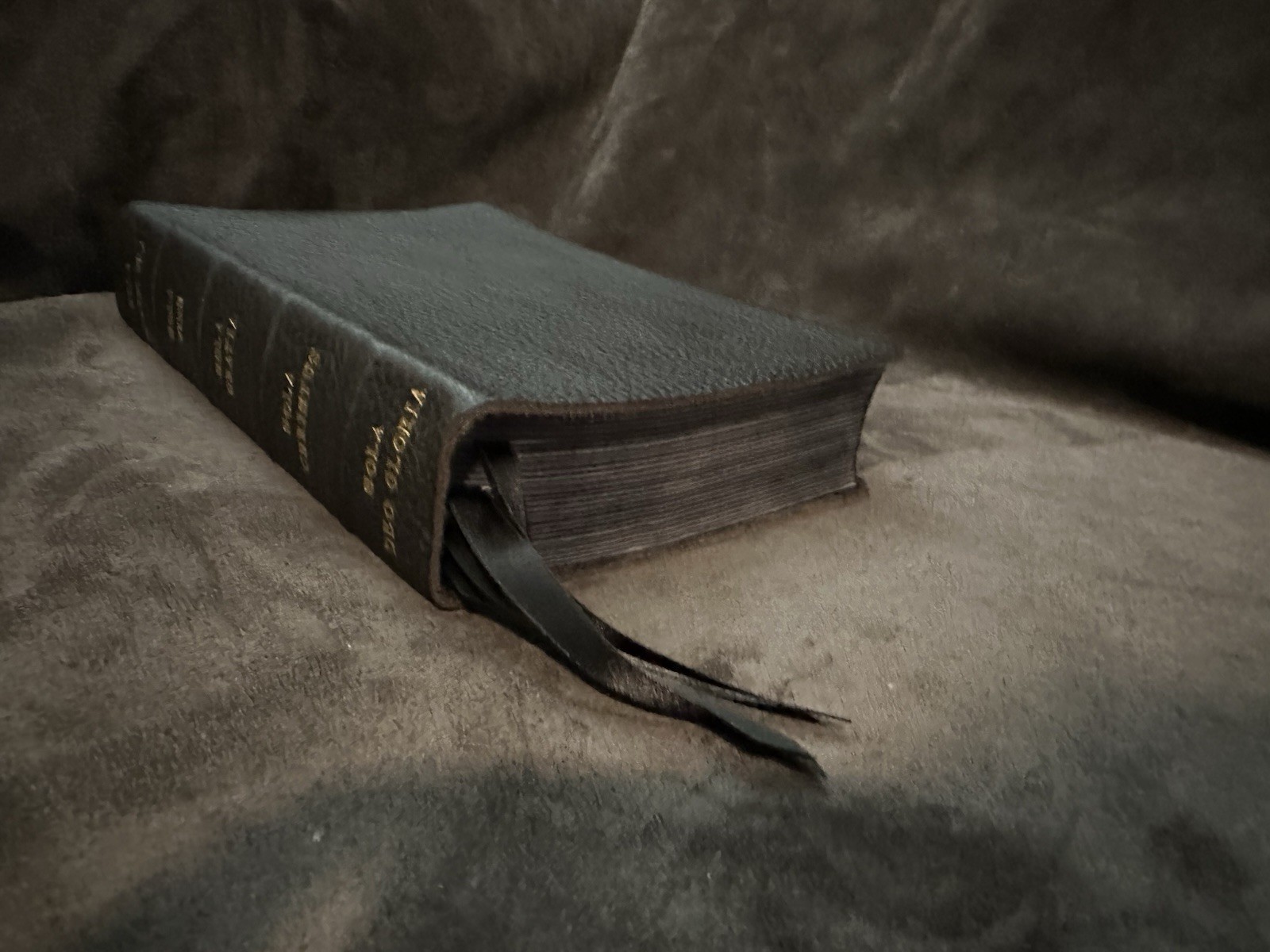 Lsb Bible 5 Solas Legacy Standard large print wide margin MacArthur Leather