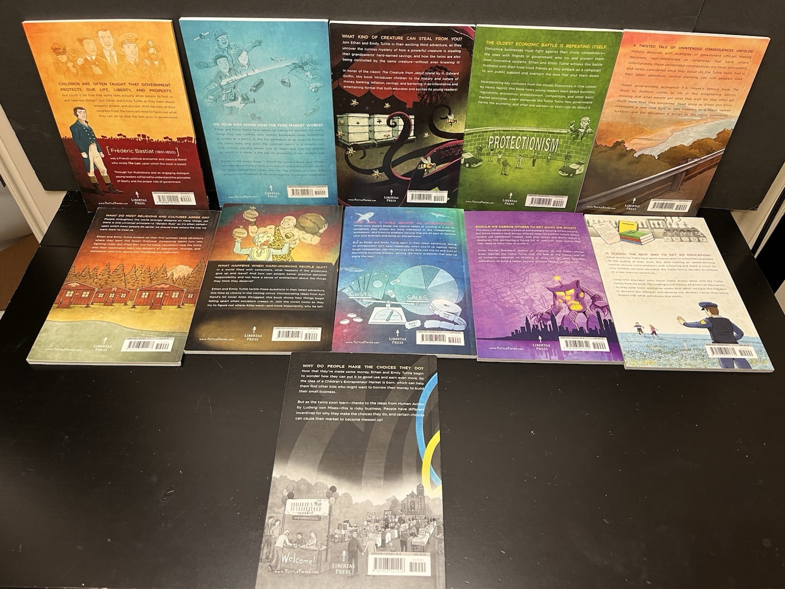 Tuttle Twins Books #1-11 Connor Boyack Libertarian Economics Kids Young Readers