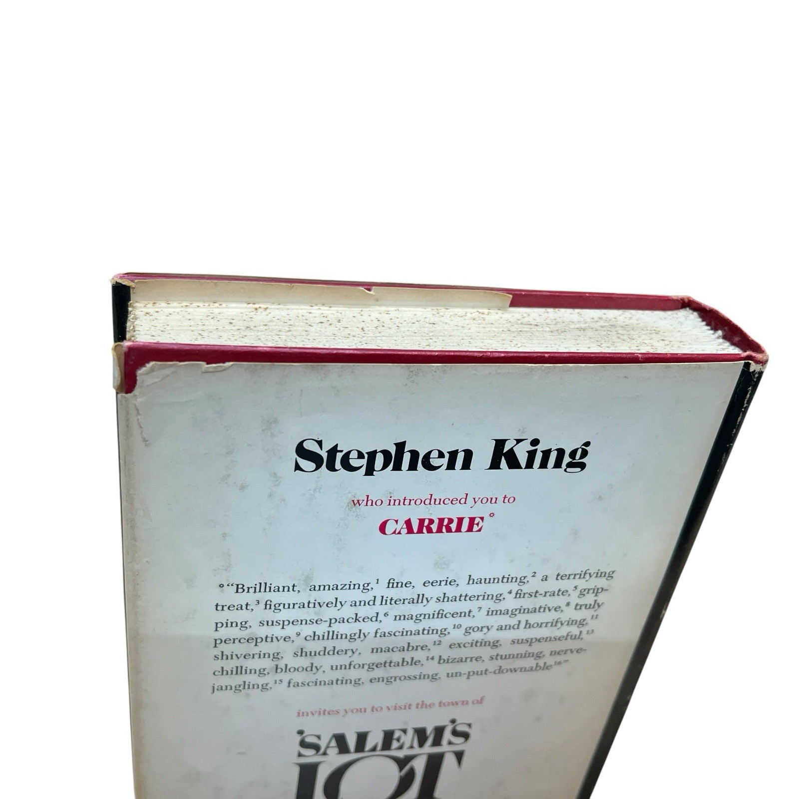1975 SALEM’S LOT Stephen King Hardcover First Book Club Edition BCE 1st Edition
