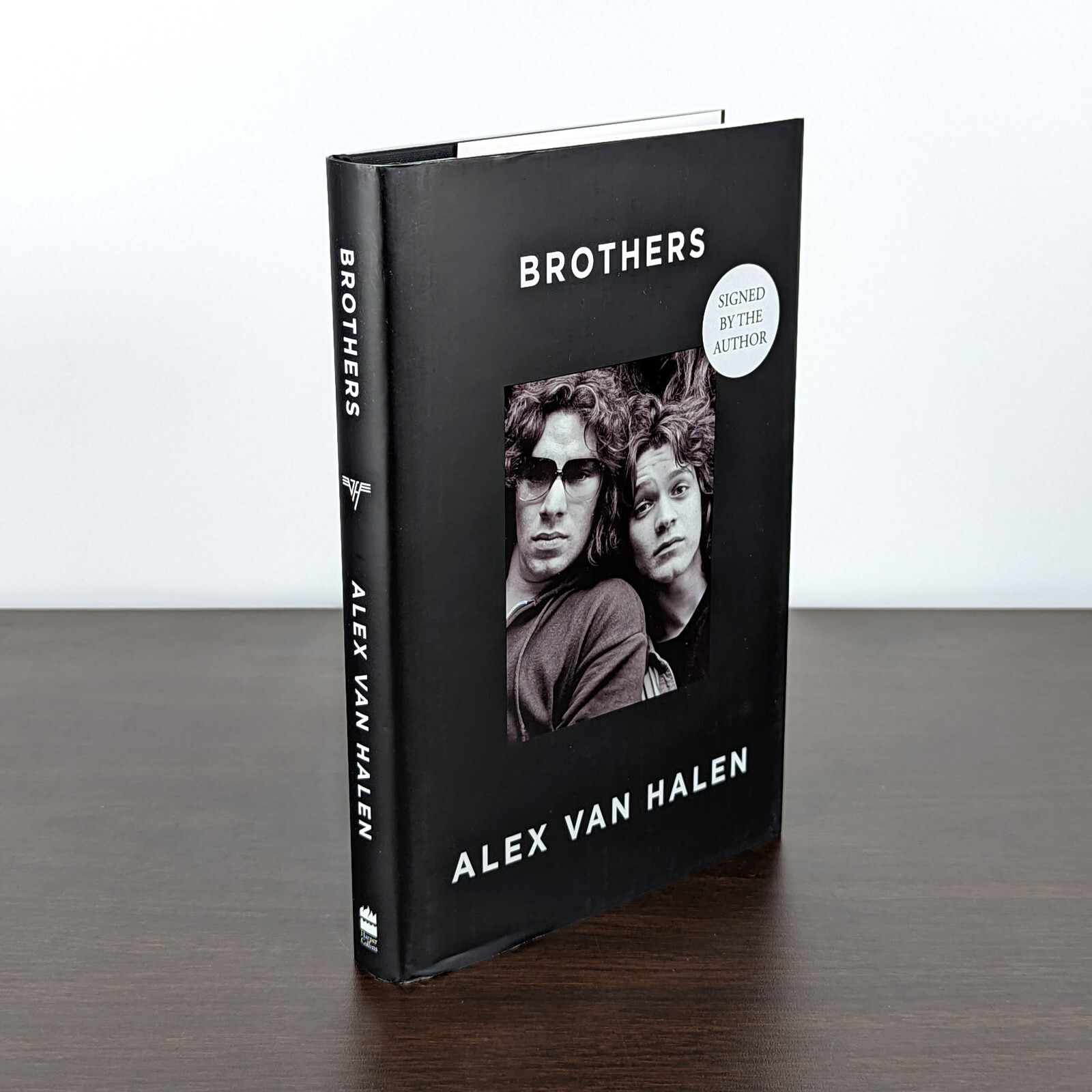 BROTHERS Alex Van Halen SIGNED Autographed Waterstones First Edition (Damaged)