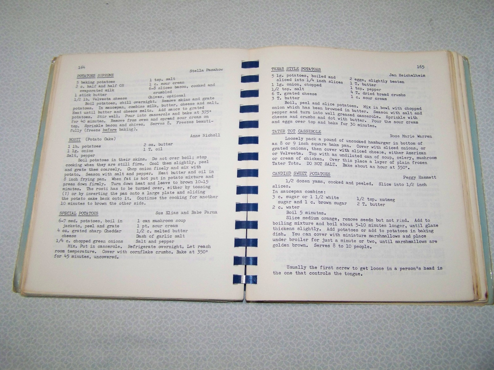Most Precious Blood Catholic Church Corpus Christi TX 1981 Cookbook 700+ Recipes