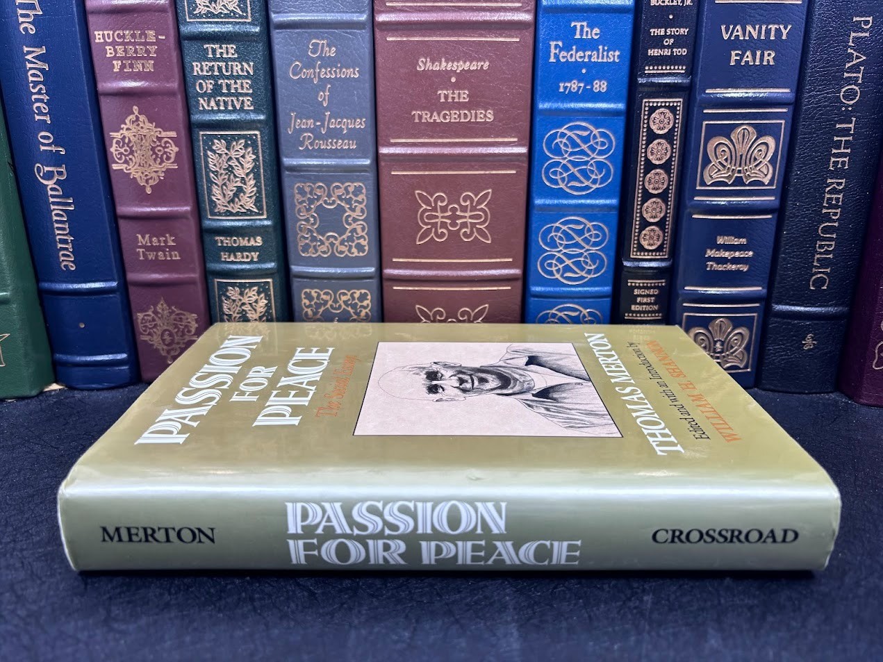 Passion for Peace Social Essays Thomas Merton William Shannon Crossroad HC DJ VG
