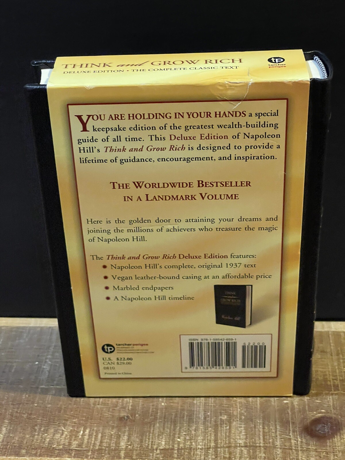 Think And Grow Rich by Napoleon Hill Vegan Leather Bound Deluxe Edition