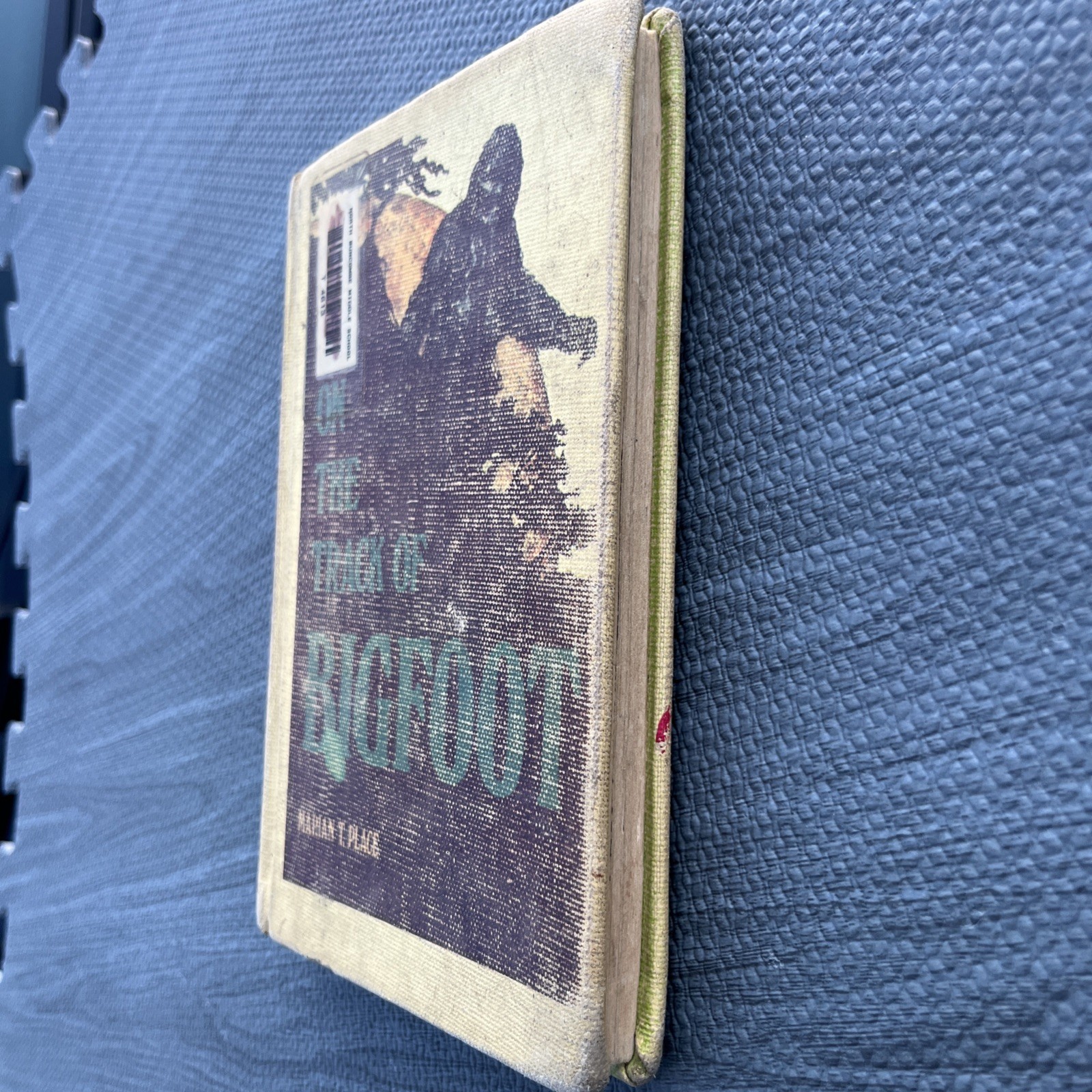 On the Track of Bigfoot by Marian T. Place Hardcover 1974 1st Edition Ex-Library