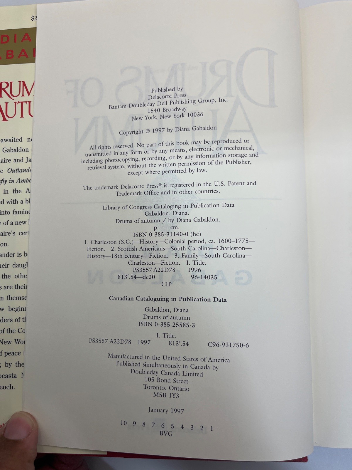 Drums of Autumn – 1997