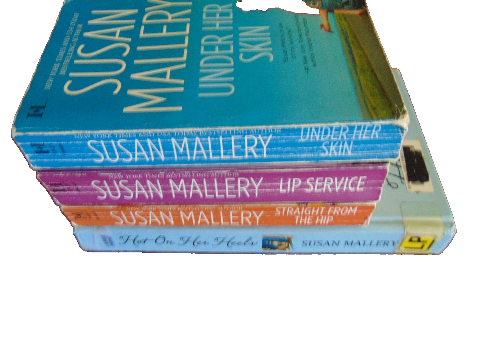 Complete Set Susan Mallery Lone Star Sisters (4) Books; 3-MM PB & 1-HC Lg Print