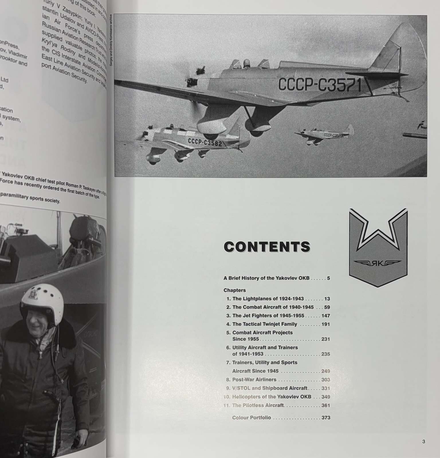 OKB Yakovlev : A History of Design Bureau & Aircraft by Gordon & Komissarov Book