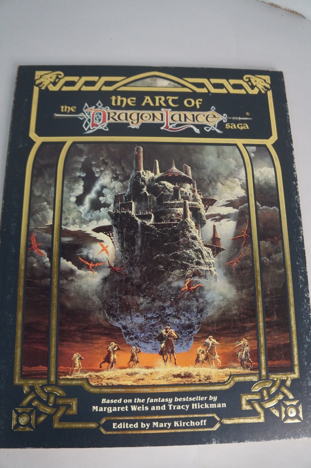 The Art of Dragonlance Saga Paperback 1987 TSR 1st Printing A D&D Weis & Hickman