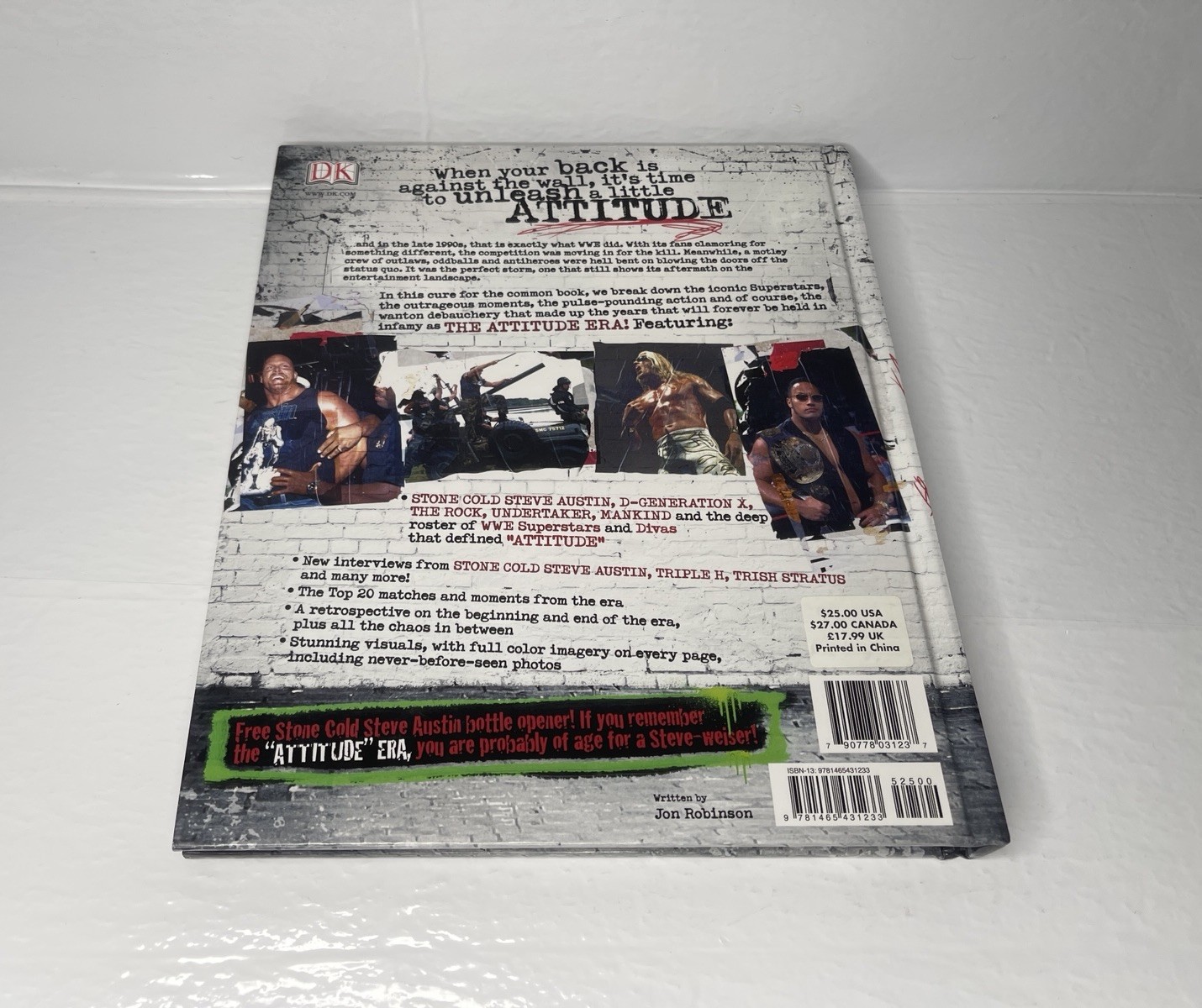 WWE The Attitude Era by Robinson, Jon Book