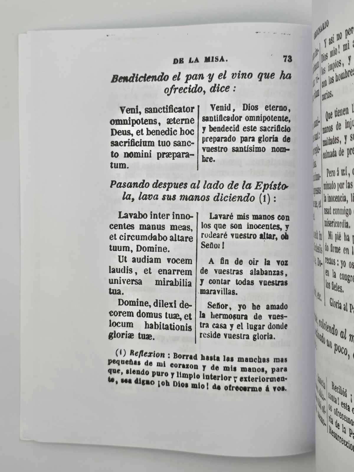 Doble Ordinario De La Santa Misa En Latin Y Castellano By Anonymous