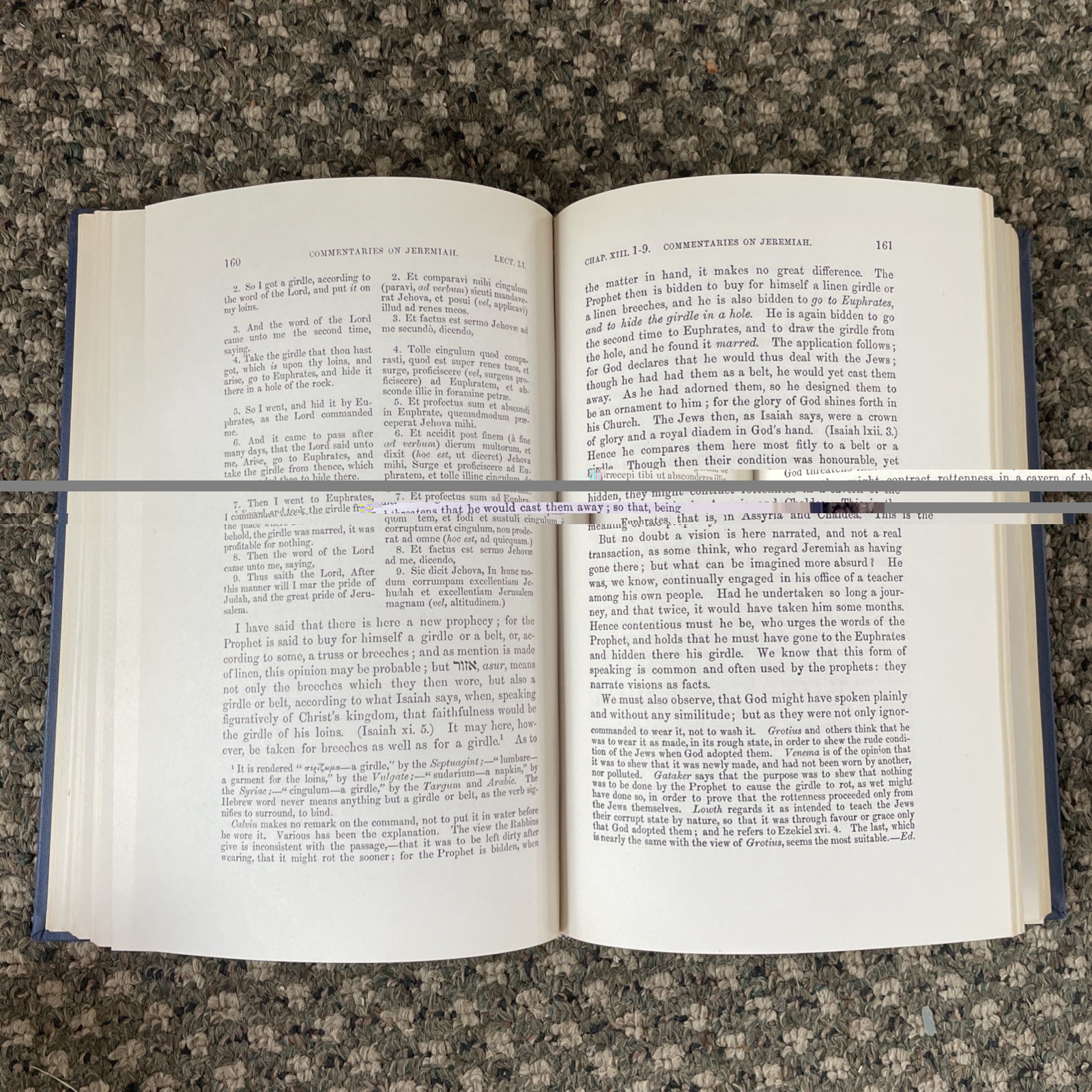 Calvin’s Commentary on Jeremiah 5 Volume Set Eerdmans 1950 Hardback