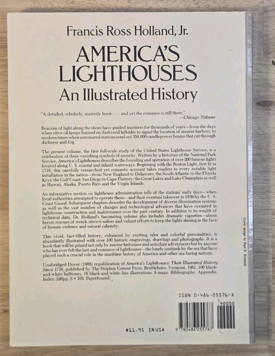 America’s Lighthouses An Illustrated History PB Dover Publications