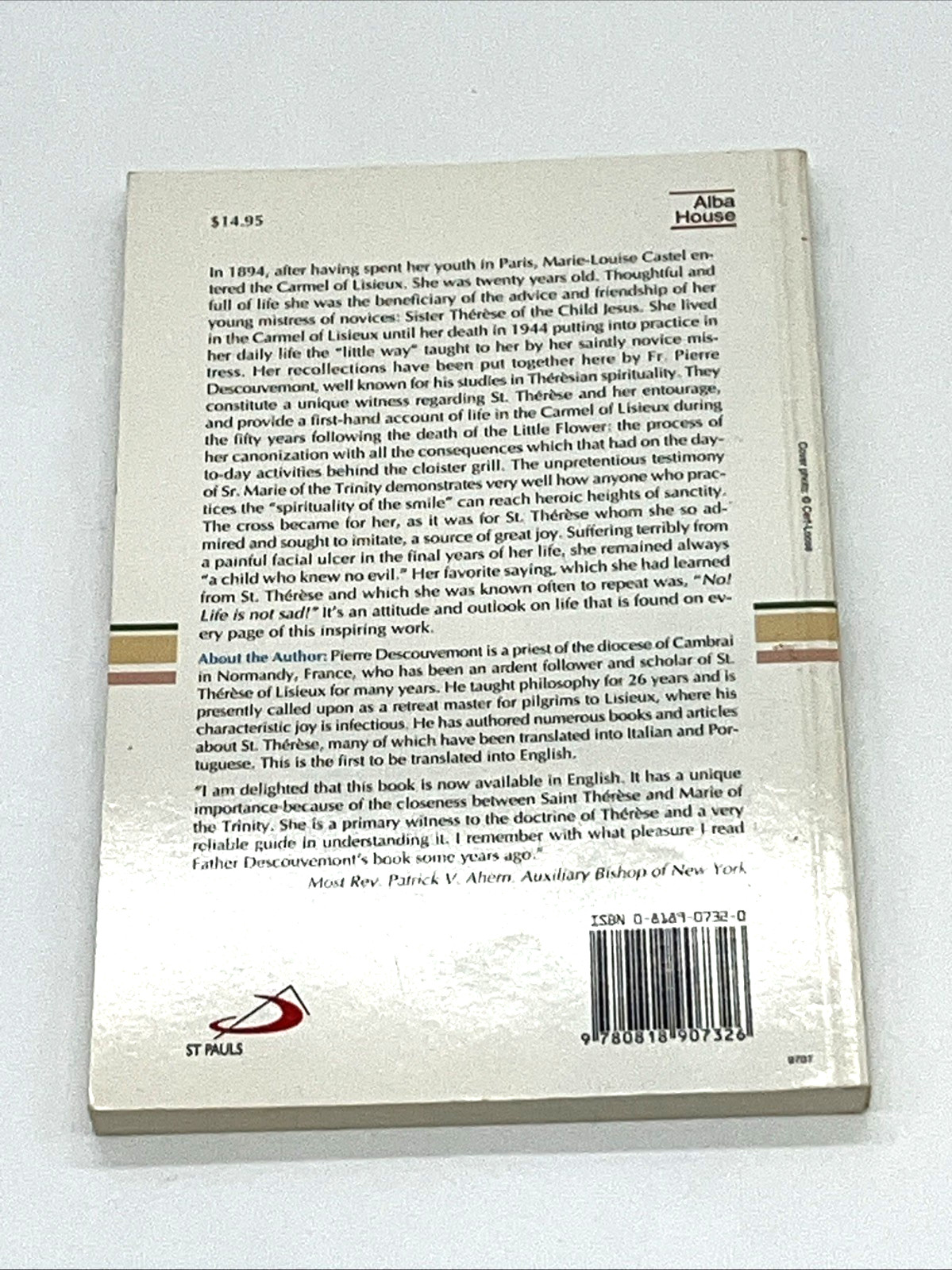 Therese of Lisieux and Marie of the Trinity Pierre Descouvemont PB