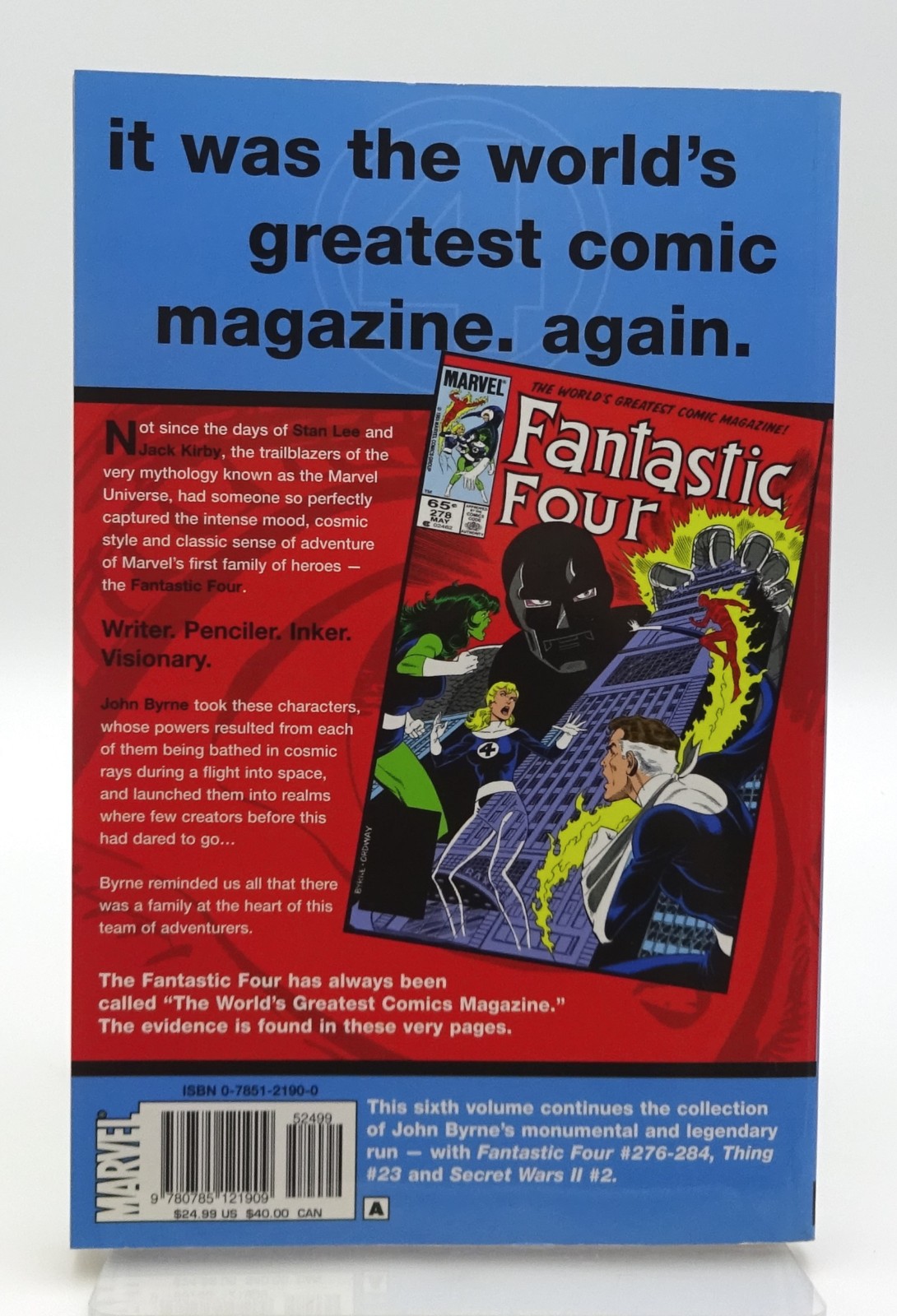 Fantastic Four Visionaries Volume 6 John Byrne Marvel PB 1st Printing 2006