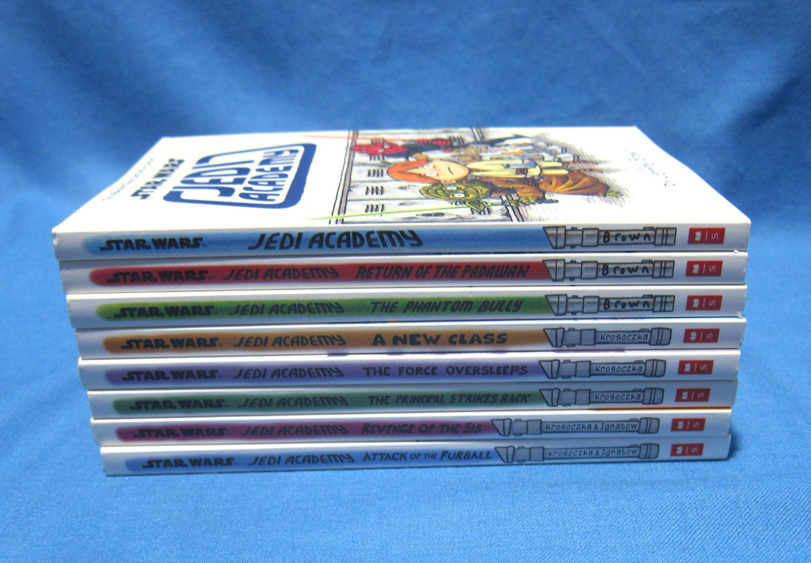 Star Wars Jedi Academy Hyperspace 8 Book Set Like New No Box