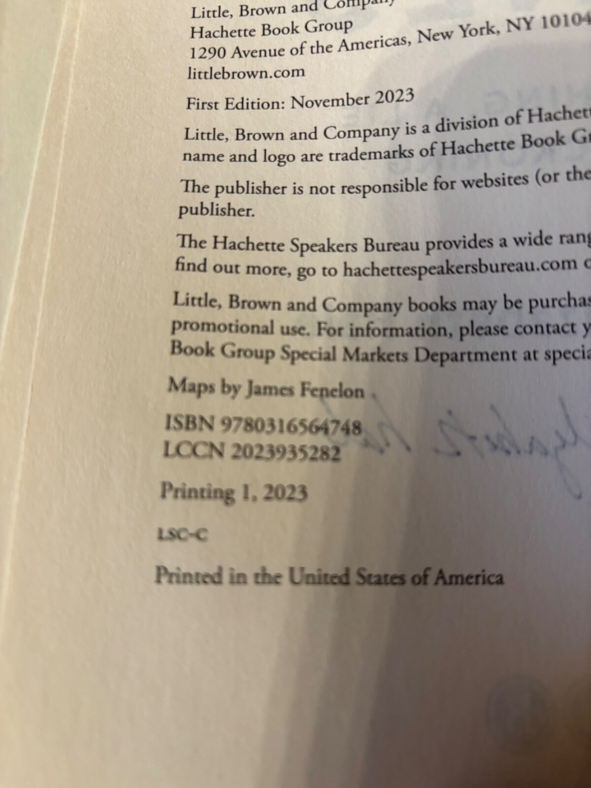 In the Pines. Grace Elizabeth Hale. Signed 1st HC Ptg LB 2023. Near Fine +